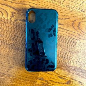 Loopy Case iPhone X/XS Righty Midnight Leopard